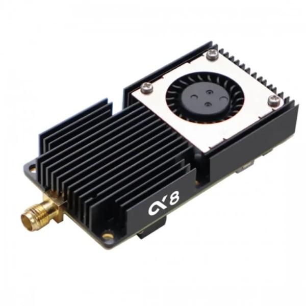Originale AKK Alpha 8 8 8W VTX - 4.9/5.8GHz 80CH 8W 5W 3W 1W di potenza Video commutabile per parti di alta qualità da corsa di aeroplani RC